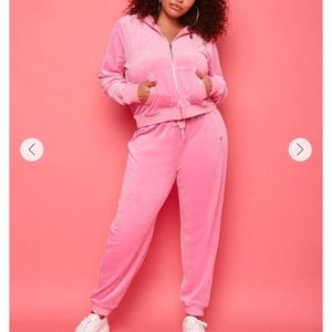 Juicy Couture x F21 Velour Track set